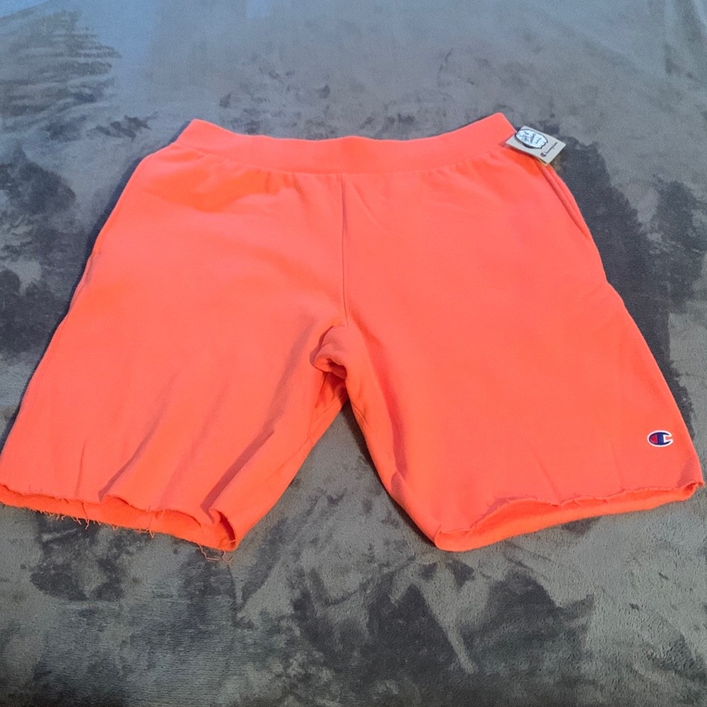NWT Men’s Champion Cutoff Sweat Shorts - Picture 3 of 5